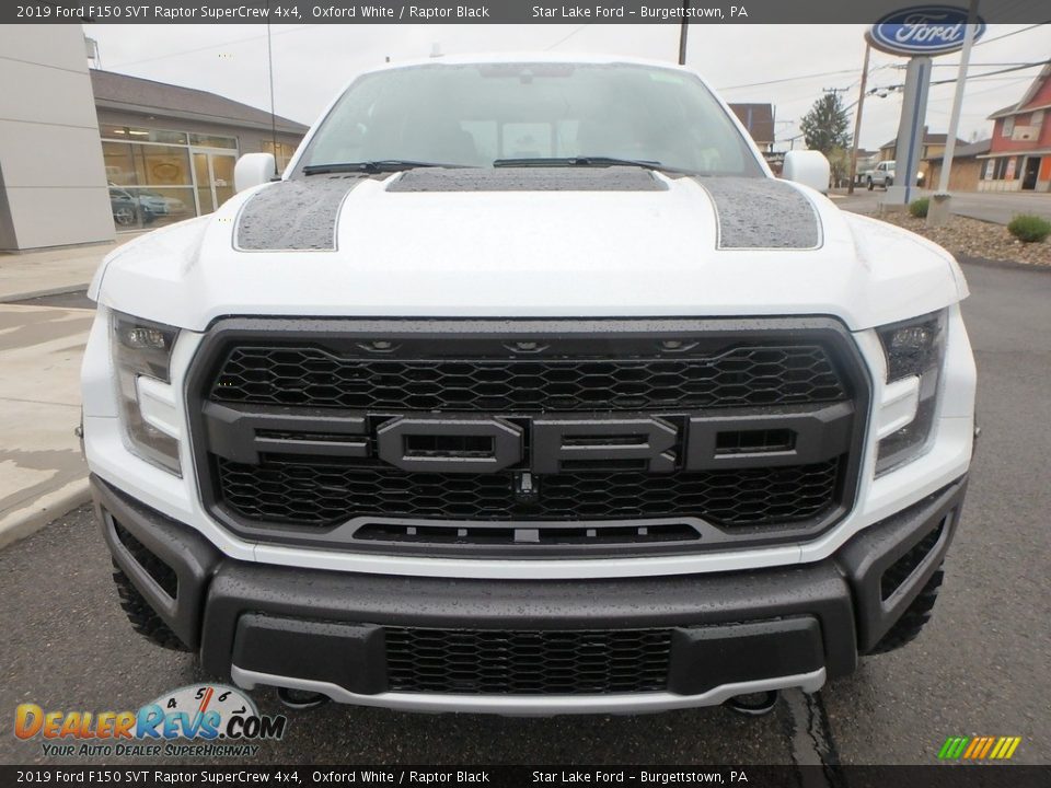 2019 Ford F150 SVT Raptor SuperCrew 4x4 Oxford White / Raptor Black Photo #2