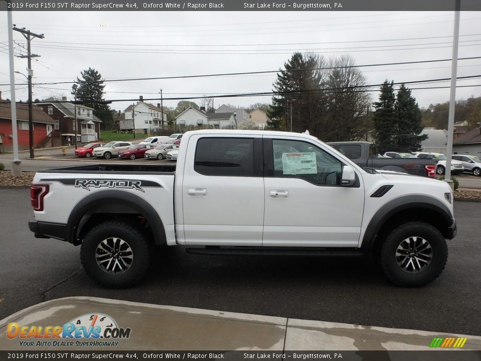 2019 Ford F150 SVT Raptor SuperCrew 4x4 Oxford White / Raptor Black Photo #4