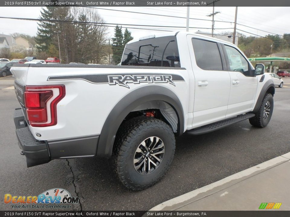 2019 Ford F150 SVT Raptor SuperCrew 4x4 Oxford White / Raptor Black Photo #5