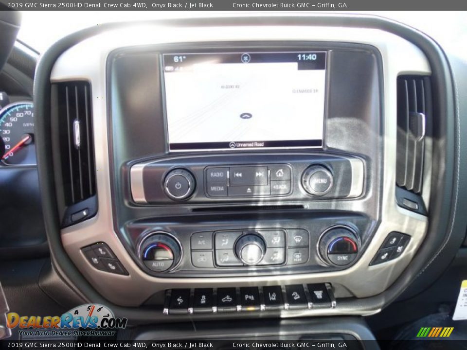 2019 GMC Sierra 2500HD Denali Crew Cab 4WD Onyx Black / Jet Black Photo #24