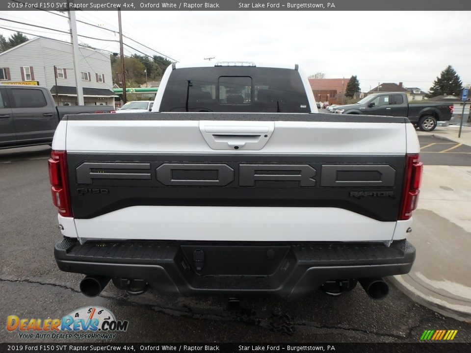 2019 Ford F150 SVT Raptor SuperCrew 4x4 Oxford White / Raptor Black Photo #6