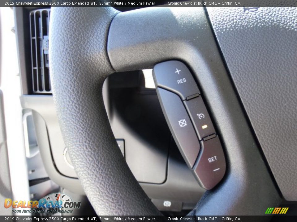 2019 Chevrolet Express 2500 Cargo Extended WT Steering Wheel Photo #13