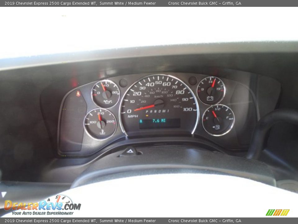 2019 Chevrolet Express 2500 Cargo Extended WT Gauges Photo #14
