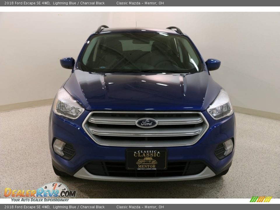 2018 Ford Escape SE 4WD Lightning Blue / Charcoal Black Photo #2