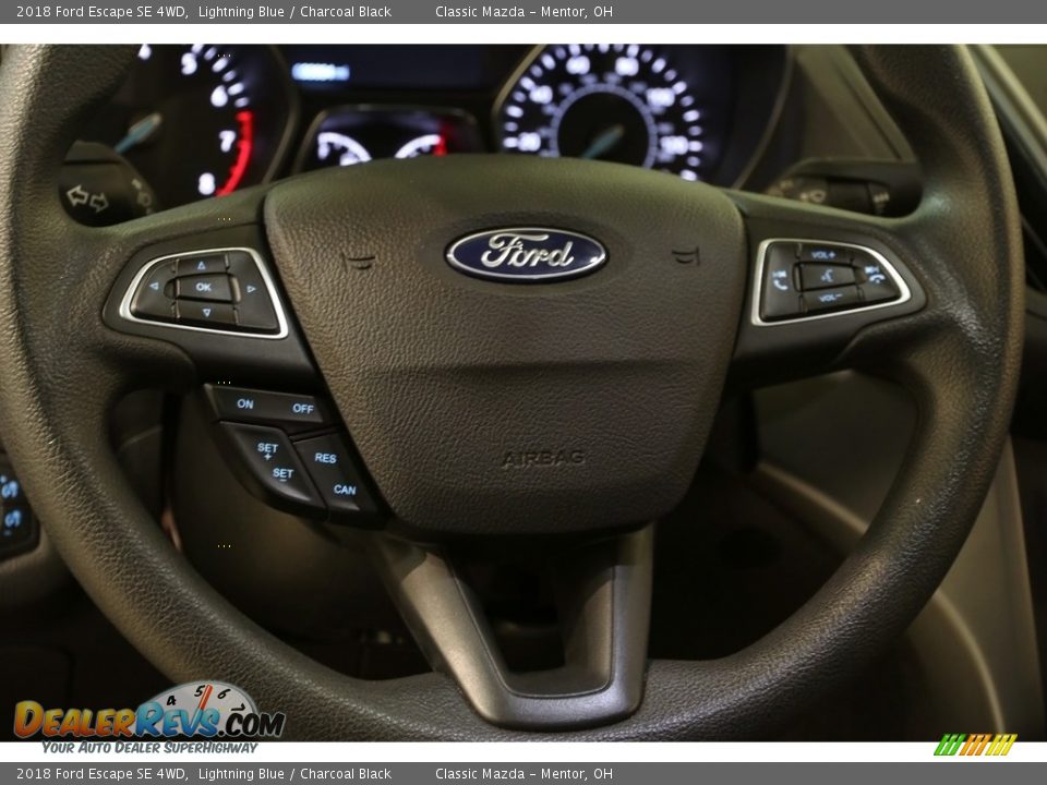 2018 Ford Escape SE 4WD Lightning Blue / Charcoal Black Photo #8