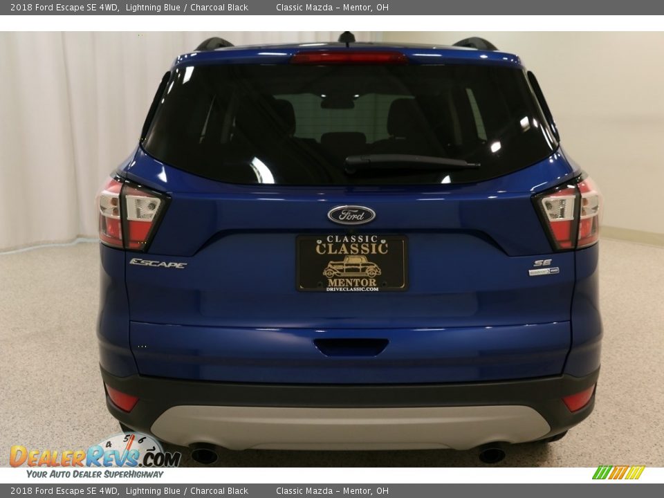 2018 Ford Escape SE 4WD Lightning Blue / Charcoal Black Photo #17