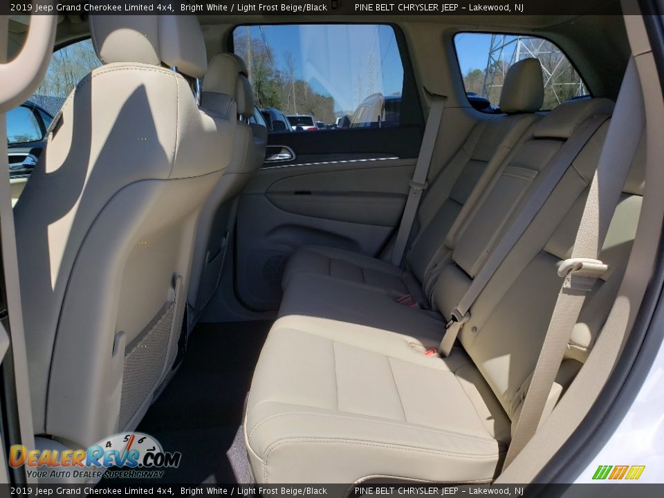 2019 Jeep Grand Cherokee Limited 4x4 Bright White / Light Frost Beige/Black Photo #6