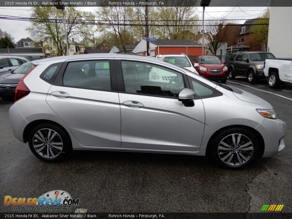 2015 Honda Fit EX Alabaster Silver Metallic / Black Photo #2