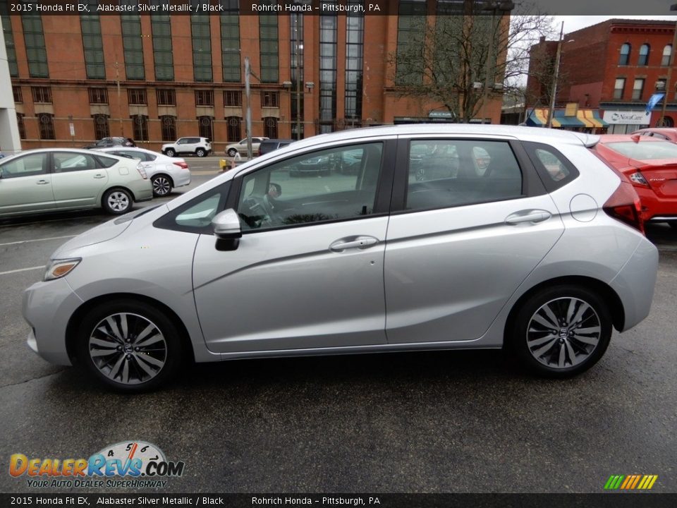 2015 Honda Fit EX Alabaster Silver Metallic / Black Photo #4
