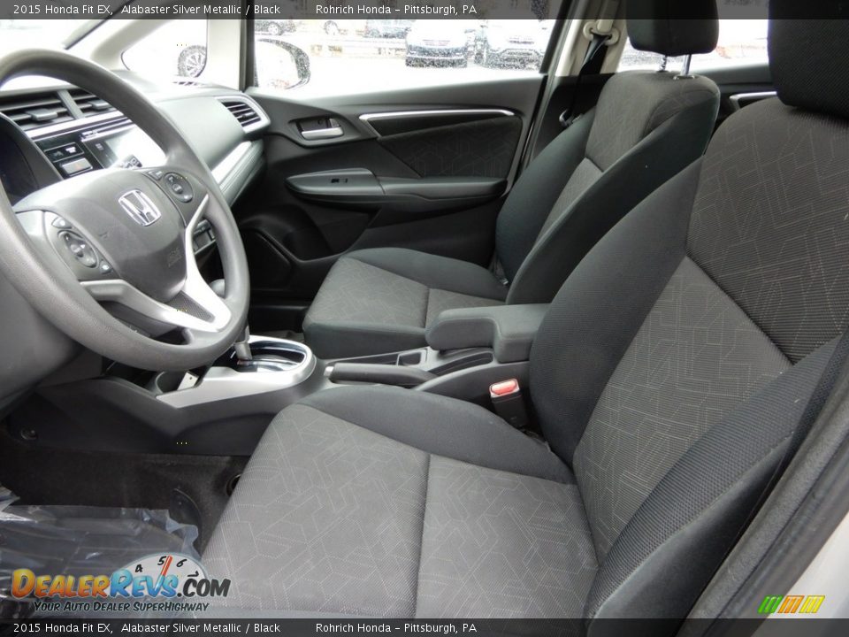 2015 Honda Fit EX Alabaster Silver Metallic / Black Photo #6