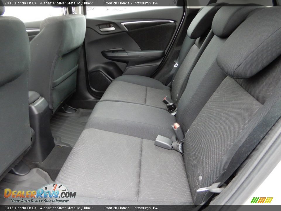2015 Honda Fit EX Alabaster Silver Metallic / Black Photo #7