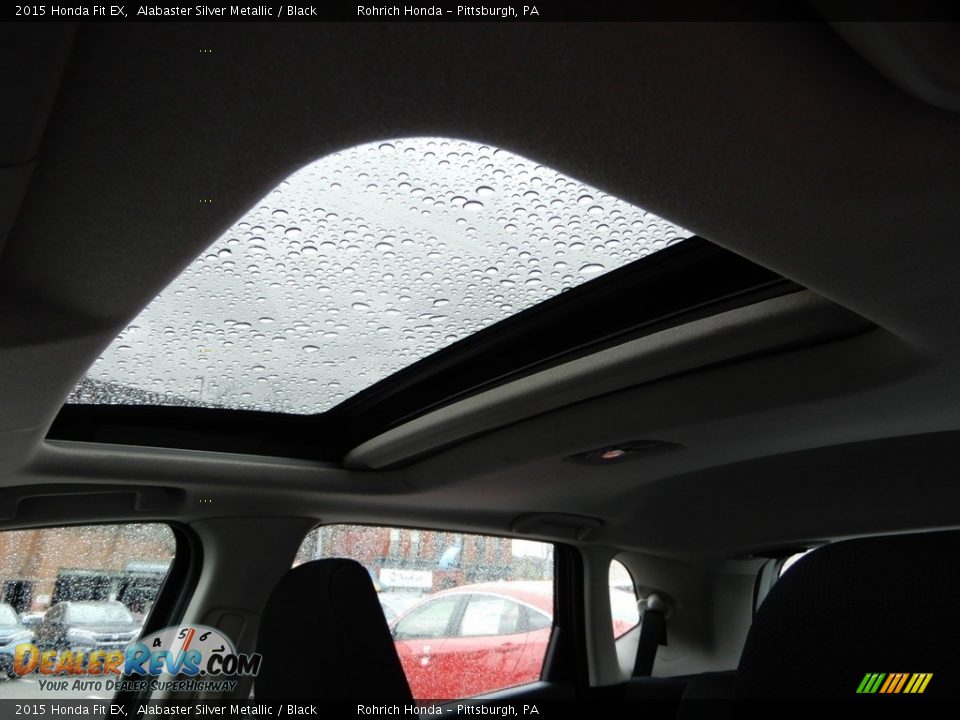 2015 Honda Fit EX Alabaster Silver Metallic / Black Photo #9