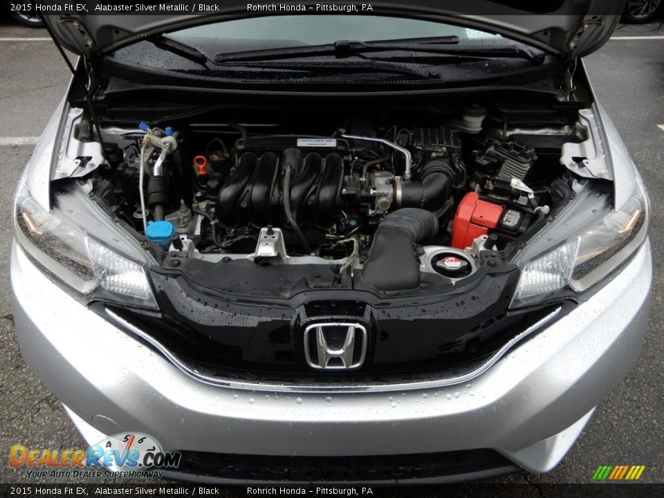 2015 Honda Fit EX Alabaster Silver Metallic / Black Photo #11