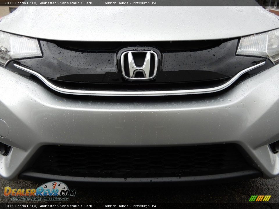 2015 Honda Fit EX Alabaster Silver Metallic / Black Photo #13