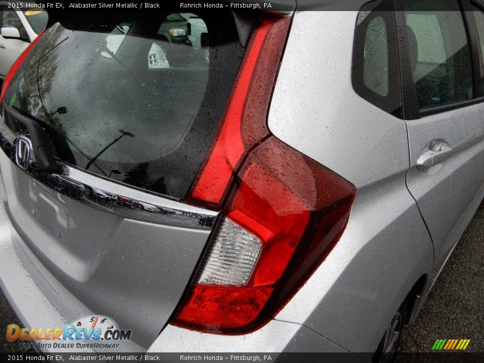 2015 Honda Fit EX Alabaster Silver Metallic / Black Photo #15