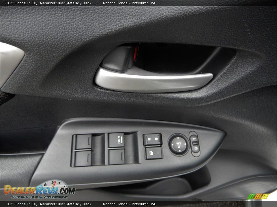 2015 Honda Fit EX Alabaster Silver Metallic / Black Photo #19