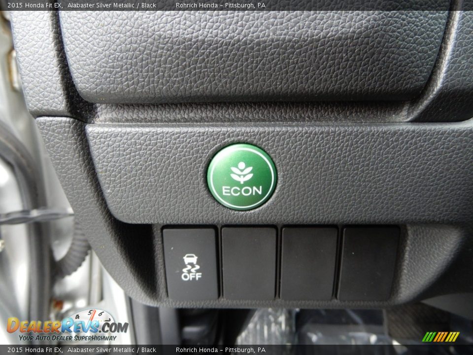 2015 Honda Fit EX Alabaster Silver Metallic / Black Photo #20