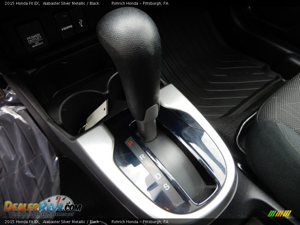 2015 Honda Fit EX Alabaster Silver Metallic / Black Photo #22