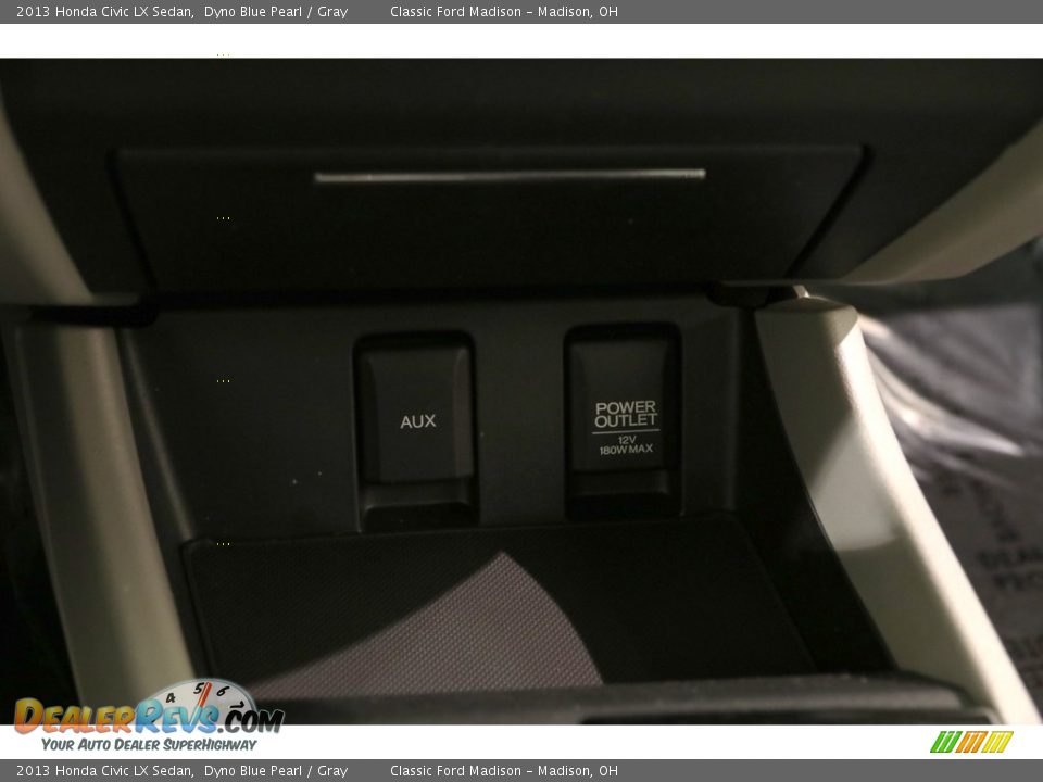 2013 Honda Civic LX Sedan Dyno Blue Pearl / Gray Photo #16