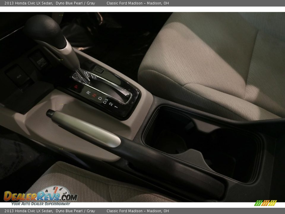 2013 Honda Civic LX Sedan Dyno Blue Pearl / Gray Photo #17