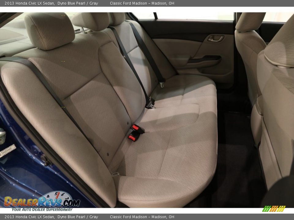 2013 Honda Civic LX Sedan Dyno Blue Pearl / Gray Photo #19