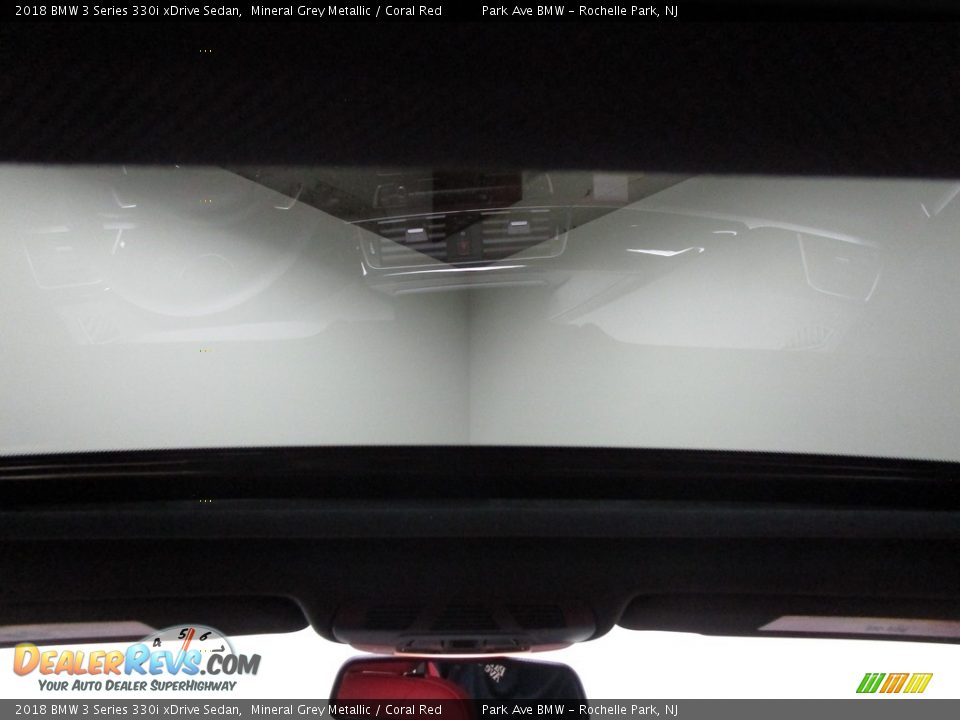 2018 BMW 3 Series 330i xDrive Sedan Mineral Grey Metallic / Coral Red Photo #20