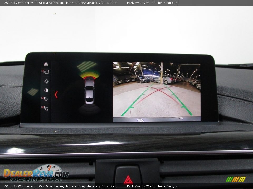 2018 BMW 3 Series 330i xDrive Sedan Mineral Grey Metallic / Coral Red Photo #25