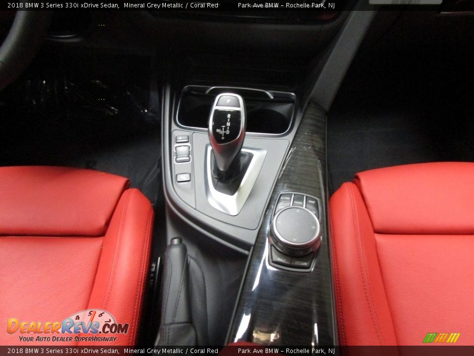 2018 BMW 3 Series 330i xDrive Sedan Mineral Grey Metallic / Coral Red Photo #26