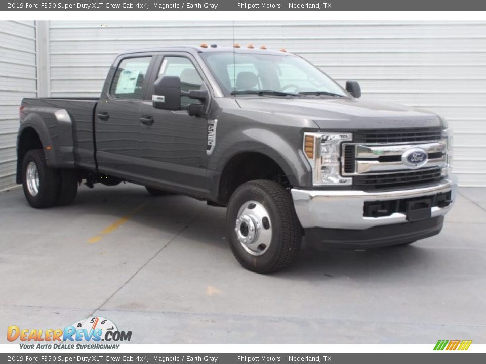 2019 Ford F350 Super Duty XLT Crew Cab 4x4 Magnetic / Earth Gray Photo #2