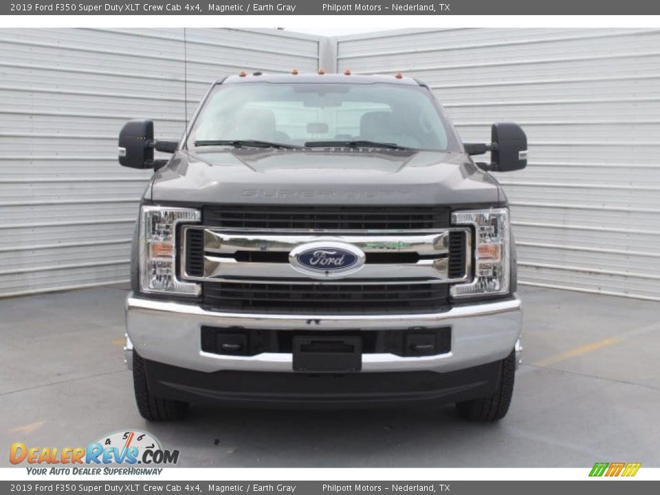 2019 Ford F350 Super Duty XLT Crew Cab 4x4 Magnetic / Earth Gray Photo #3