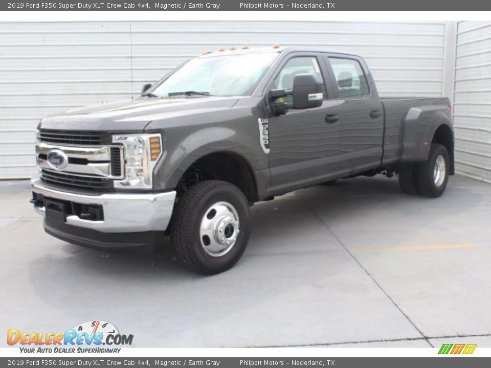2019 Ford F350 Super Duty XLT Crew Cab 4x4 Magnetic / Earth Gray Photo #4