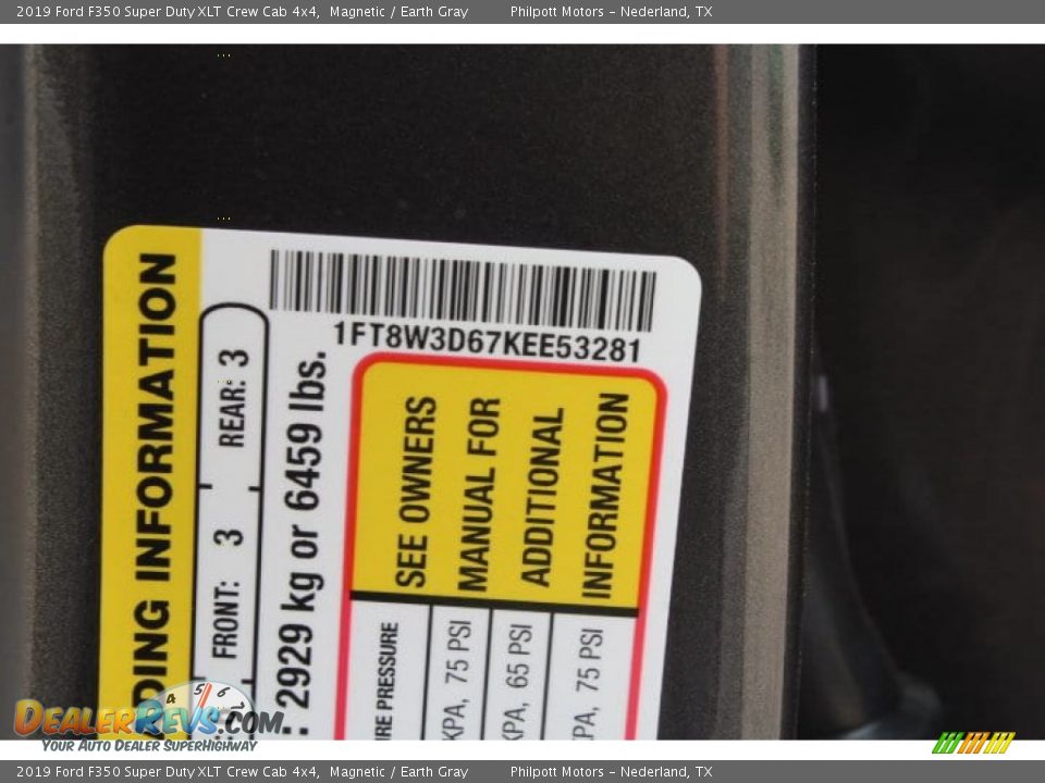 2019 Ford F350 Super Duty XLT Crew Cab 4x4 Magnetic / Earth Gray Photo #22