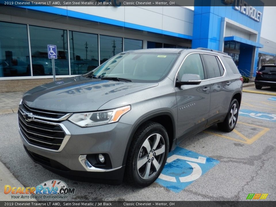 2019 Chevrolet Traverse LT AWD Satin Steel Metallic / Jet Black Photo #1