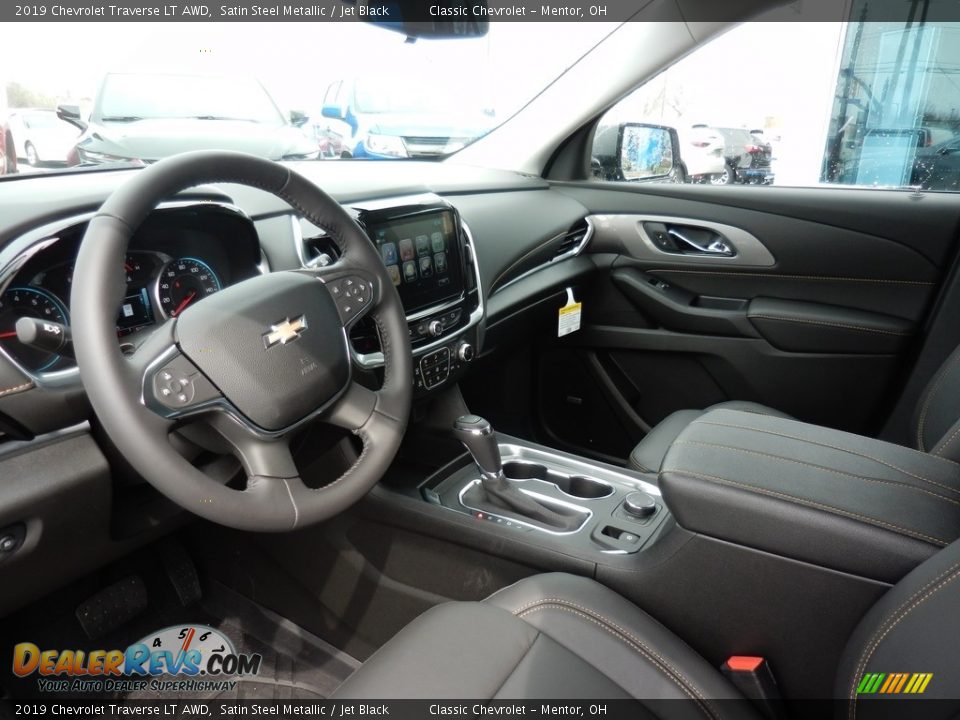 2019 Chevrolet Traverse LT AWD Satin Steel Metallic / Jet Black Photo #6