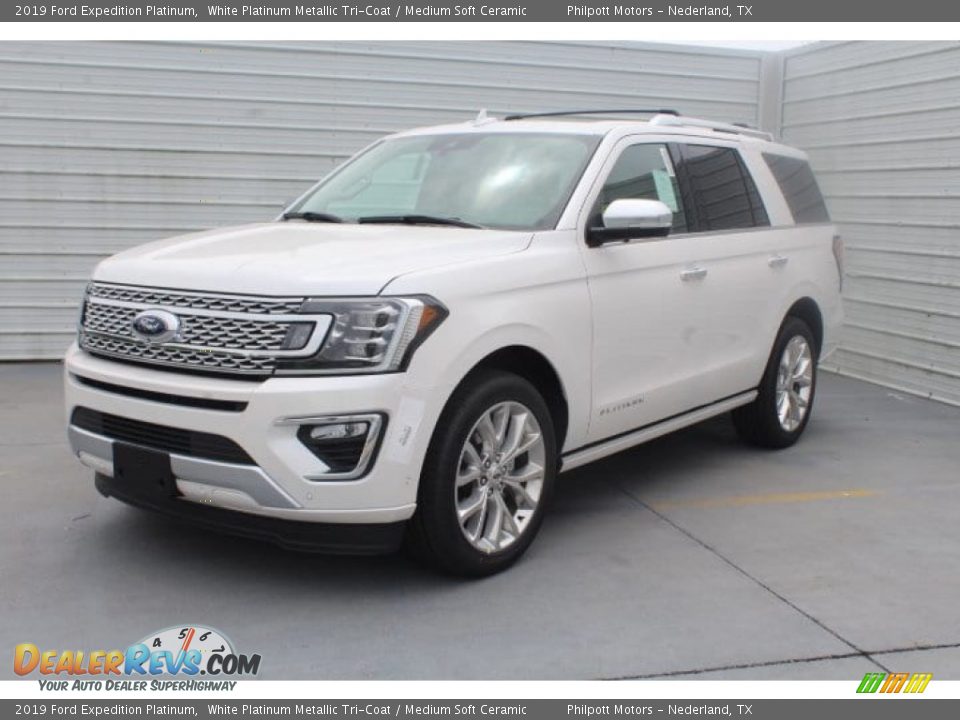 White Platinum Metallic Tri-Coat 2019 Ford Expedition Platinum Photo #4