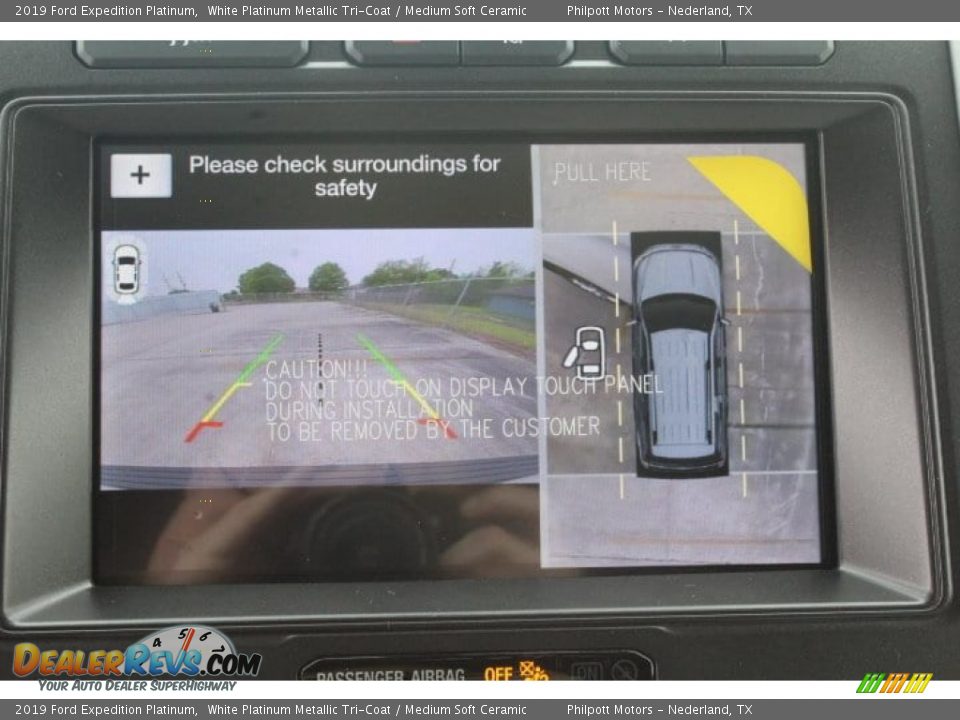 2019 Ford Expedition Platinum White Platinum Metallic Tri-Coat / Medium Soft Ceramic Photo #14