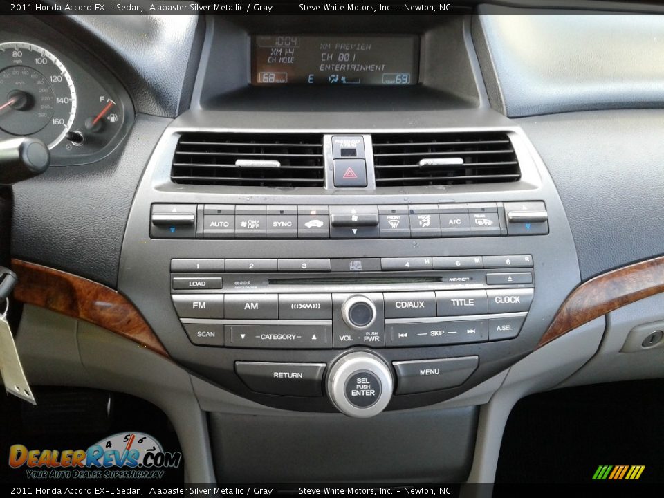 2011 Honda Accord EX-L Sedan Alabaster Silver Metallic / Gray Photo #18