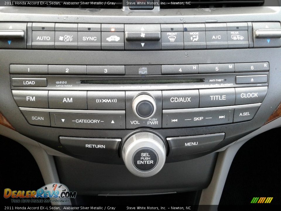 2011 Honda Accord EX-L Sedan Alabaster Silver Metallic / Gray Photo #20