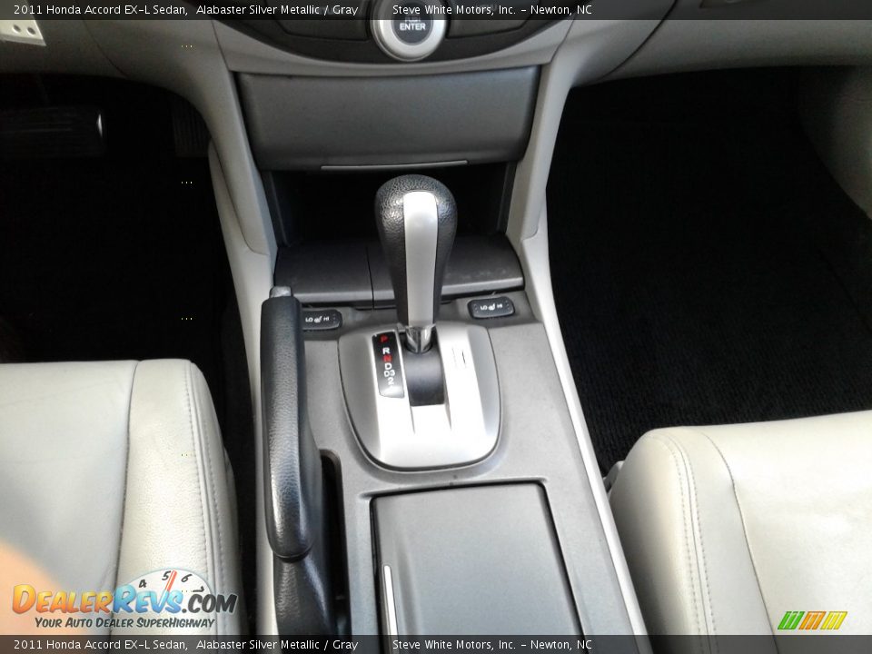 2011 Honda Accord EX-L Sedan Alabaster Silver Metallic / Gray Photo #22