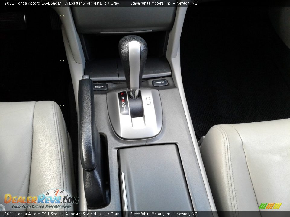2011 Honda Accord EX-L Sedan Alabaster Silver Metallic / Gray Photo #23