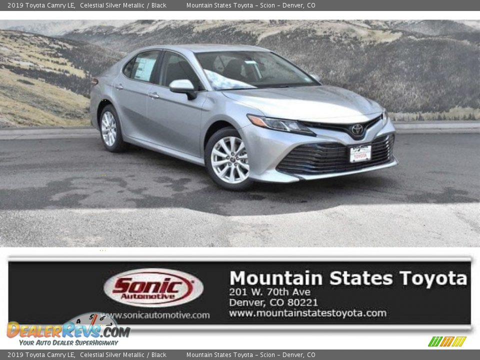 2019 Toyota Camry LE Celestial Silver Metallic / Black Photo #1