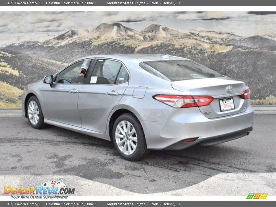 2019 Toyota Camry LE Celestial Silver Metallic / Black Photo #3