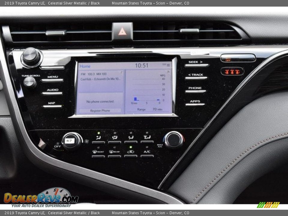 2019 Toyota Camry LE Celestial Silver Metallic / Black Photo #8