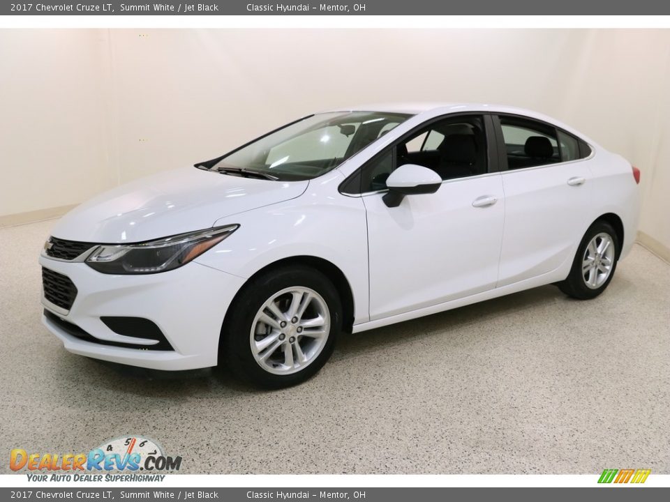 2017 Chevrolet Cruze LT Summit White / Jet Black Photo #3
