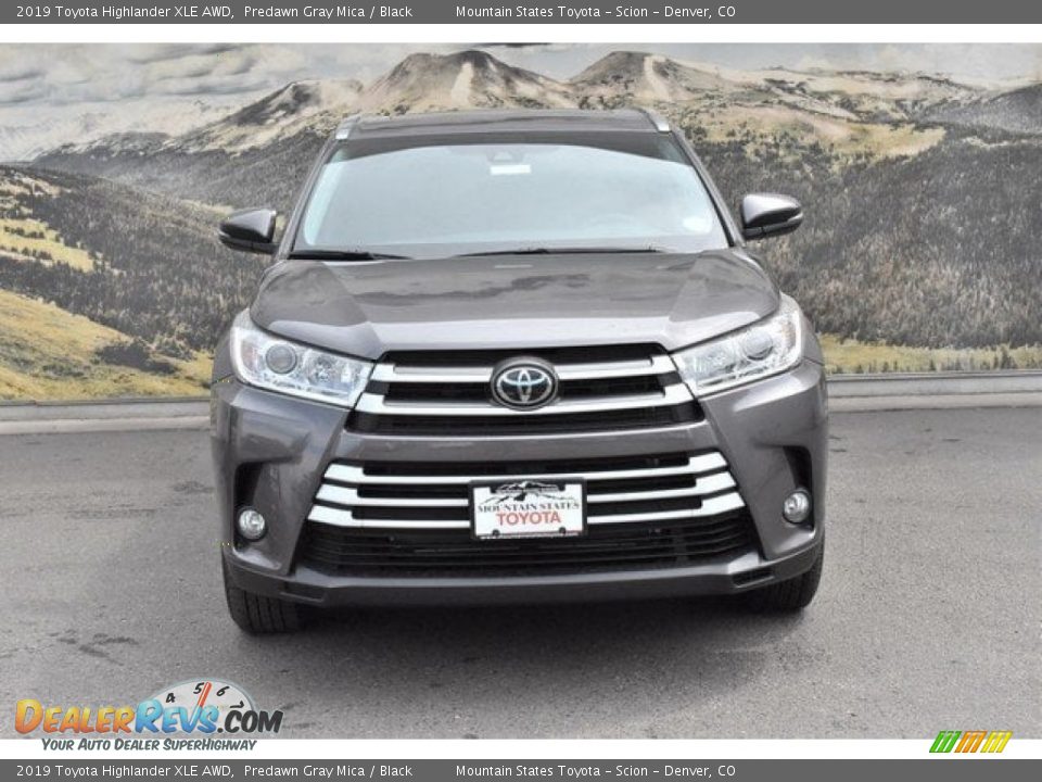 2019 Toyota Highlander XLE AWD Predawn Gray Mica / Black Photo #2