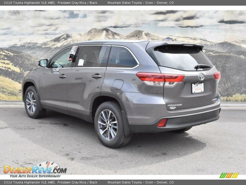 2019 Toyota Highlander XLE AWD Predawn Gray Mica / Black Photo #3