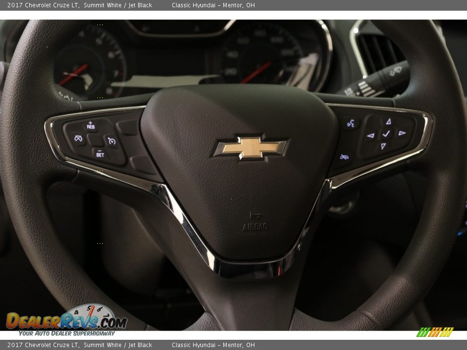 2017 Chevrolet Cruze LT Summit White / Jet Black Photo #7
