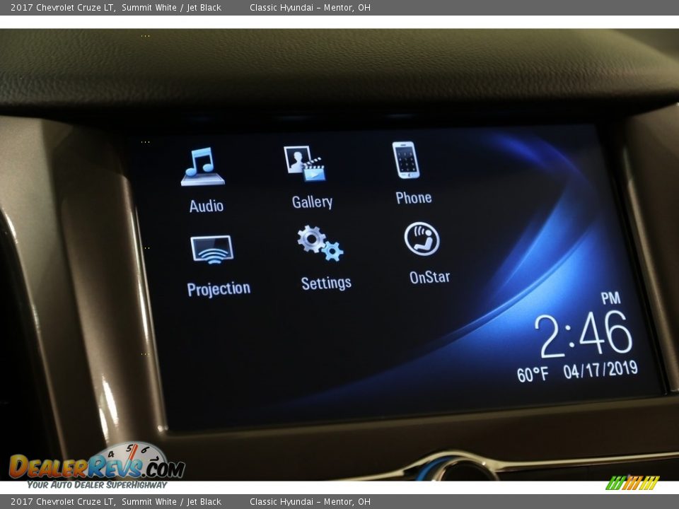 2017 Chevrolet Cruze LT Summit White / Jet Black Photo #10