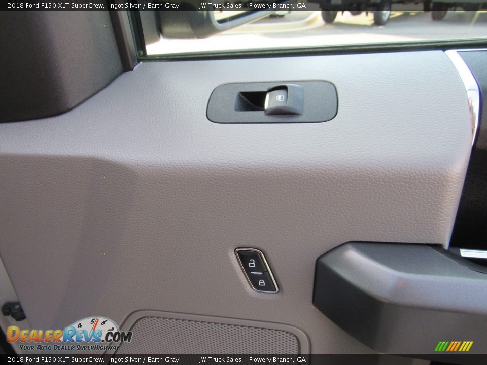 2018 Ford F150 XLT SuperCrew Ingot Silver / Earth Gray Photo #10