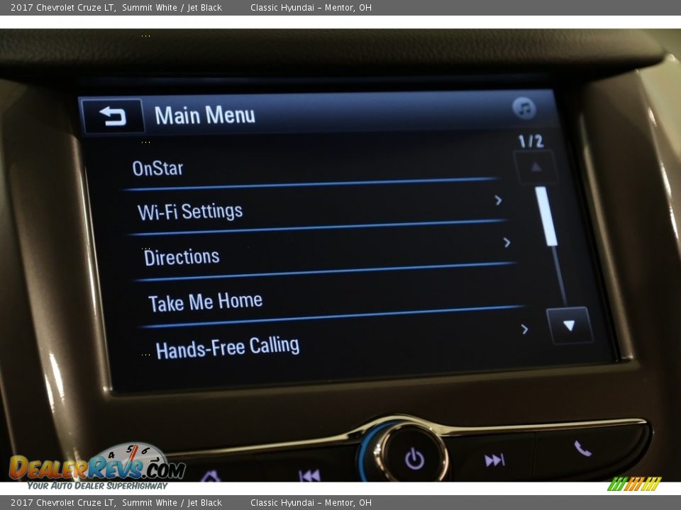 2017 Chevrolet Cruze LT Summit White / Jet Black Photo #16